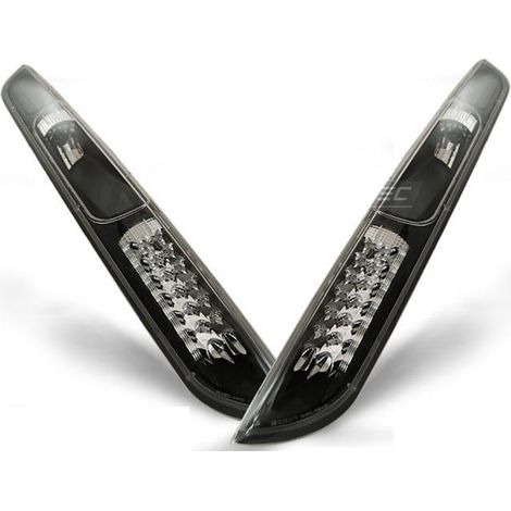 Paire de feux arriere Ford Focus MK2 04-08 LED noir (1/2)