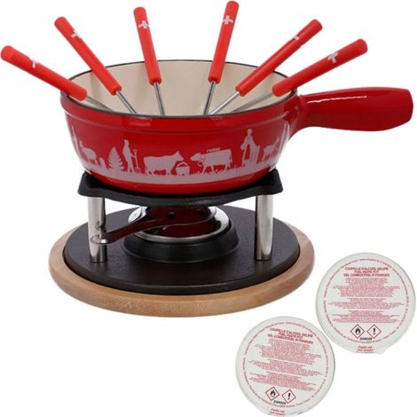 Service à fondue au fromage pour 6 personnes Rotel Swiss Tradition