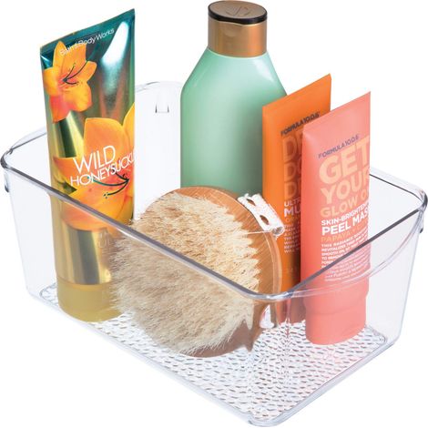 InterDesign Rain Contenitore Organizzatore Cosmetici per Armadietti, 15.75x26x10.75 cm (1/4)
