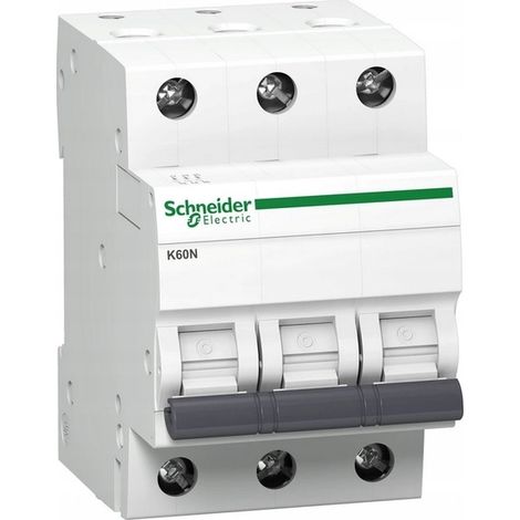 Interruptor automático de sobrecorriente K60N C 50A 3P 3M 6KA ACTI 9 A9K02350