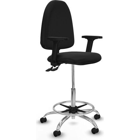 Piqueras y Crespo B2D05RF Silla de Oficina Negra Ergonómica (1/3)