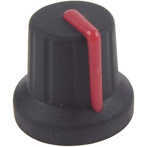Tête de bouton rotatif Cliff FC72602S noir, rouge (Ø x H) 16 mm x 15.1 mm 1 pc(s) D78472 (1/4)
