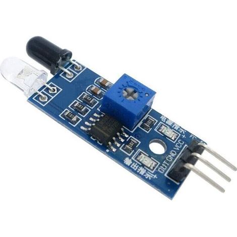 10 Pieces Infrared Obstacle Avoidance Sensor Module for Smart Car Robot and Arduino, 3 Wires, Reflective (1/5)