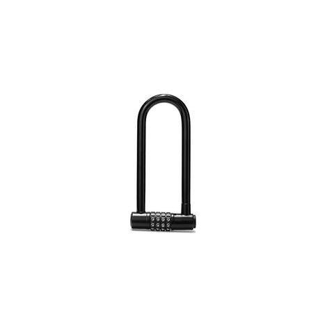 Antivol vélo 4 chiffres – Longue anse 18 cm – Alliage de zinc étanche – Sécurise vélos, trottinettes, portails, VTT (1/5)