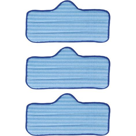 3 Mikrofaser-Wischmopp-Pads, Ersatz-Wischmoppköpfe aus Mikrofaser, Zubehör für Ersatz-Wischmopp-Pads, Reinigungstuch-Zubehör für Wischmopps, geeignet für Wischmopps (1/5)