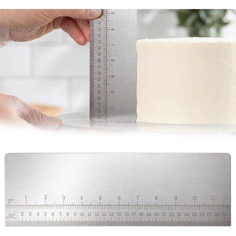 Offset spatula for pastry, cake smoothing, stainless steel spatula (1/5)