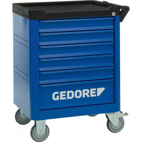 Wkz.wagen WSL-M6 Workster Smartline B625xT510xH903mm 300kg 6 cassetti in acciaio blu (1/5)
