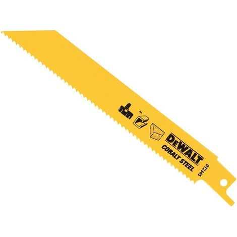 DEWALT 152mm Bi-Metal Reciprocating Sabre Blades 5-Pack (1/4)