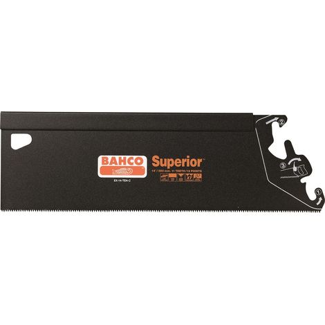 Lame Bahco EX-14-TEN-C pour scie égoïne à dos Superior (1/5)