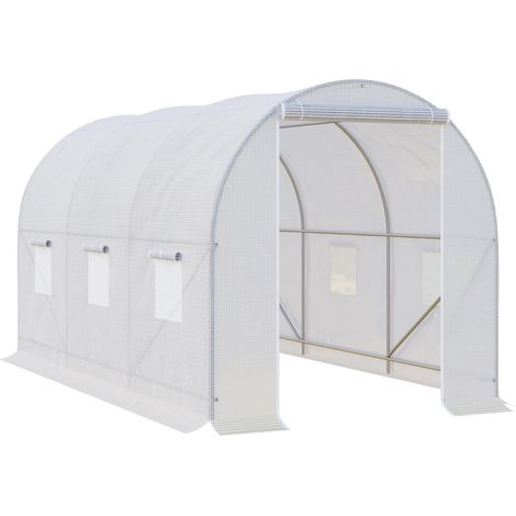 Une serre de 350 x 200 x 200 cm, une serre en aluminium, une véranda, une pièce pour plantes est un choix idéal pour l'entretien horticole et la. (1/5)