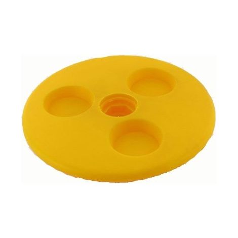 322110350/0 - Enjoliveur de Roue Jaune pour Tondeuse GGP - STIGA