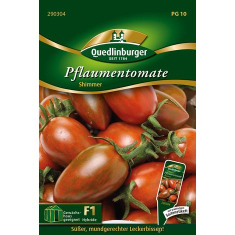 Quedlinburger Pflaumentomate Shimmer - Gemüsesamen (1/2)
