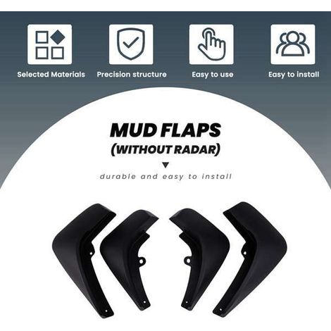 4 mud flaps, adapted to the fenders of the Land Rover Discovery 15-20 (1/5)