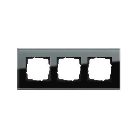 Gira Abdeckrahmen 3f. sw-glas Esprit 021305 (1/5)