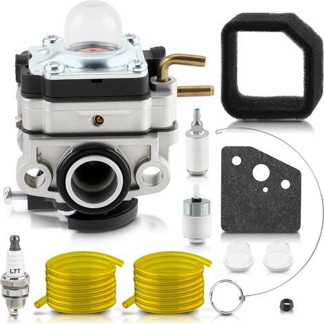 Carburateur Compatible Ryobi RY252CS, RY253SS – 25cc 2 Cycles – Manivelle Complète (1/5)