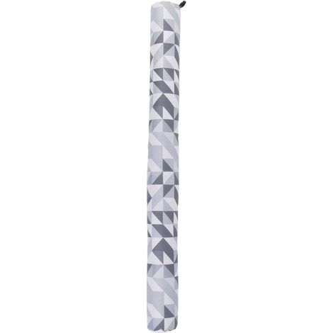 The Home Deco Factory – Boudin de porte géométrique 80 cm – Polyester pour sols durs – Fixation adhésive – Poids léger 0,20 kg
