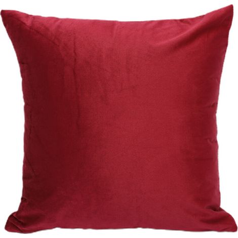 Housse Coussin 45x45 Microfibre Premium Lot de 1 Taie d'oreiller pour Coussins Canapé/Lit Tissu Super Doux Resistant et Lavable Hypoallergénique Anti-Acariens avec Fermeture éclair Invisible (1/5)
