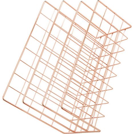 Porte-lettres en fer à trois compartiments, étagère multifonctionnelle, trieur de documents (1/5)