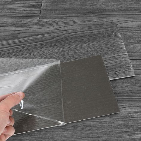 Randaco Vinyl Laminat 5m² Selbstklebend Grau 36 Nachbildung Dielen Design Bodenbelag gefühlsecht