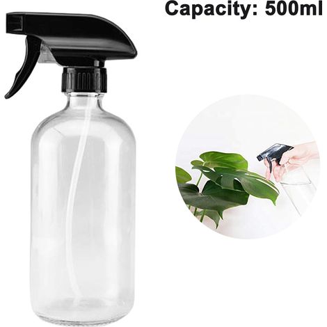 Bouteille Pulvérisateur En Plastique - Pulvérisateur À Déclenchement Manuel - Pour Huiles Essentielles Nettoyage Et Aromathérapie - 500 Ml (1/5)
