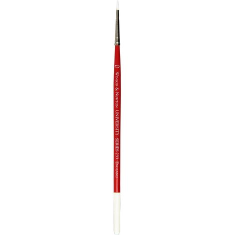 Brosse - WINSOR & NEWTON - SER 233 - Ronde - Manche court - Détails précis