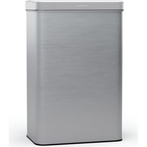 Klarstein poubelle de cuisine 50 Litres en acier inoxydable, capteur sans contact, couvercle à fermeture douce, panneau de contrôle LED - Poubelle de tri sélectif automatique (1/5)