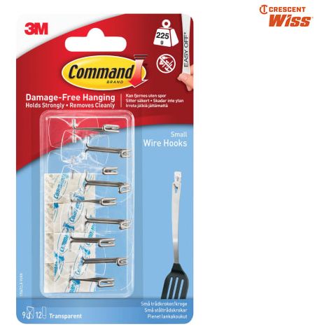 Clear Wire Hooks Value Pack (Pack 9) - COM17067CLR9
