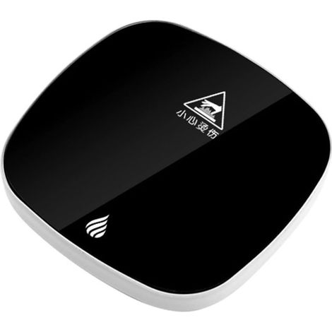 Chauffe-Tasse Plateau en Verre Trempé et Abs à Température Constante 50℃ USB Mode Induction et pour Bureau et Voyage pour Bureau Voyage (1/5)