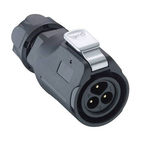 Lutronic 2450 02 T09 CB T Connecteur rond mâle, droit Nombre total de pôles: 2 1 pc(s)