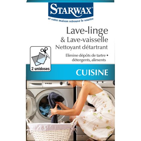 Detergente anticalcare per lavatrice e lavastoviglie Bg 2 x 75 g