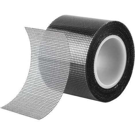 Ruban adhésif de Réparation pour Moustiquaires 50 mm x 5 m Ruban de Fibre de Verre Répare Moustiquaires Forte Autocollant en Fibre de Verre Pour Fenêtres et Moustiquaires (1/5)