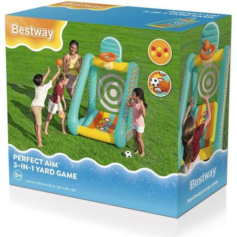 Materasso gonfiabile - BESTWAY - Modello standard - Multicolore - Plastica resistente - Pulizia con panno umido