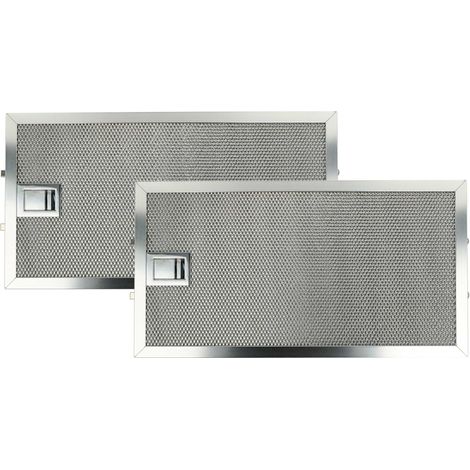 vhbw 2x Filter Metallfettfilter Ersatz für Miele 8258211 für Dunstabzugshaube, Metall