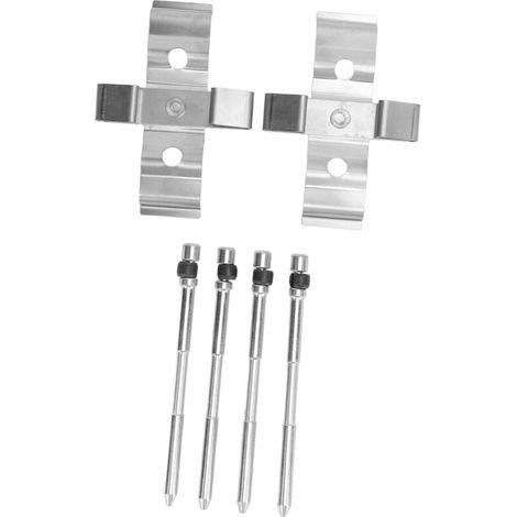 Il kit di fissaggio bulloni pastiglie freno anteriori PFK1263D è adatto ai modelli Clio RS 197 200 Sport dal 2006 al 2012 e include un kit di bulloni per le pastiglie freno dell'ammortizzatore. (1/5)