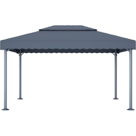 Tonnelle 400x300 cm Anthracite Aluminium