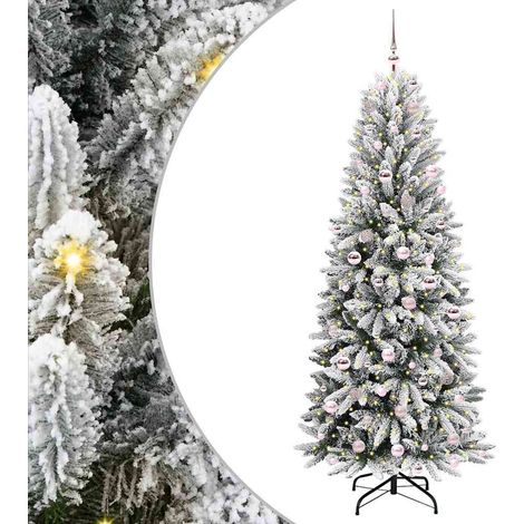 Albero di Natale Albero natalizio Albero festivo artificiale con 300 LED Bianco 210 cm (1/5)