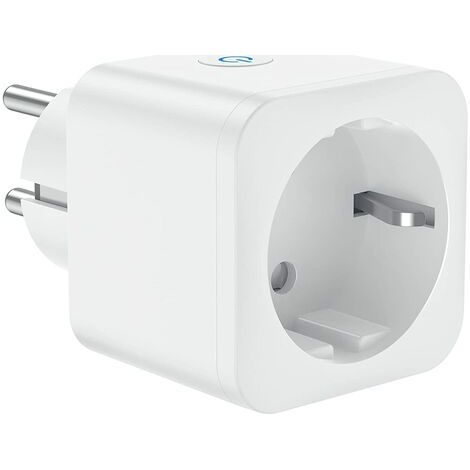 BUNTHAUS Prise de connexion WiFi, prise intelligente 16A 3680W, compatible avec Alexa Google Home, avec commande vocale et télécommande, prise de minuterie avec fonction minuterie (1 Pack) (1/3)