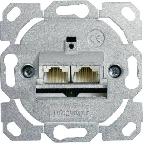 Telegärtner Presa di rete Da incasso, canalina Inserto CAT 6A (1/3)