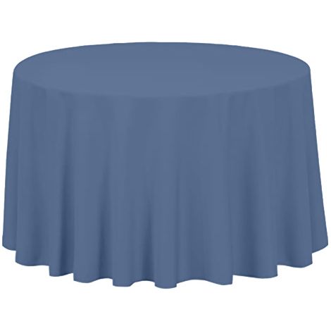 Tovaglia BLU FRESCO ROTONDA 320cm banchetto di nozze