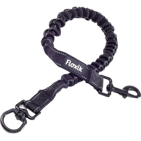 1 amortisseur de chocs pour chien, laisse élastique robuste, absorption des à-coups, sécurité pour marche/jogging/cyclisme, compatible tous chiens (1/5)