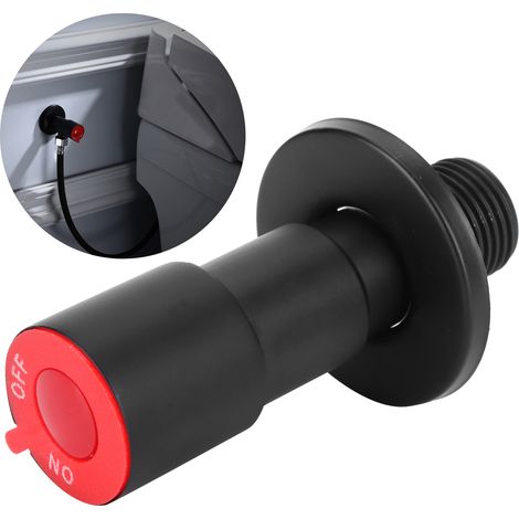 G1/2 Eckabsperrventil, schwarz, Material: Edelstahl 304, Kupfer-Keramik-Ventil für Sanitäranlagen, druck- und korrosionsbeständig, einfache Installation. (1/5)