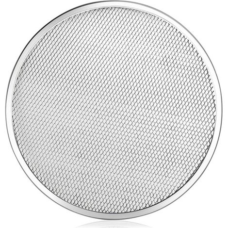 6 Plaques à Pizza Perforées en Aluminium 15 cm - Grilles de (1/4)