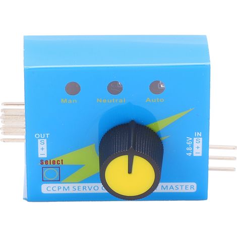 Testeur Multi Servo 3 Canaux Contrôleur de Vitesse ECS Homogène Compteur CCPM Maître Alimentation (1/5)