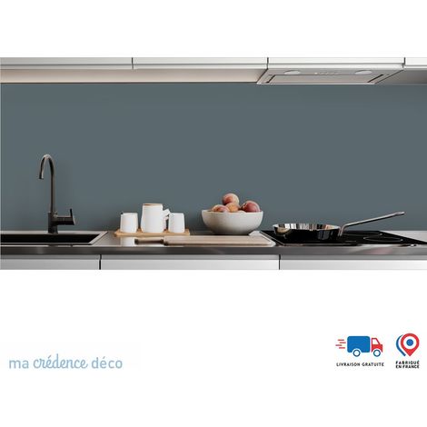 Crédence : Gris bleu RAL 7031 - Alu composite - 120 - 60 (1/3)