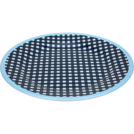 Assiette ronde de 22 cm de diamètre, idéale pour la maison, le restaurant, l'hôtel ou la cuisine. (1/5)
