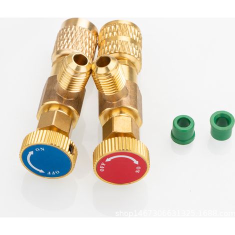 Soupape de sécurité fluorine pour climatiseur r410 soupape de remplissage liquide réfrigérant outils de réfrigération soupape de sécurité réfrigérant r22 pour climatiseur