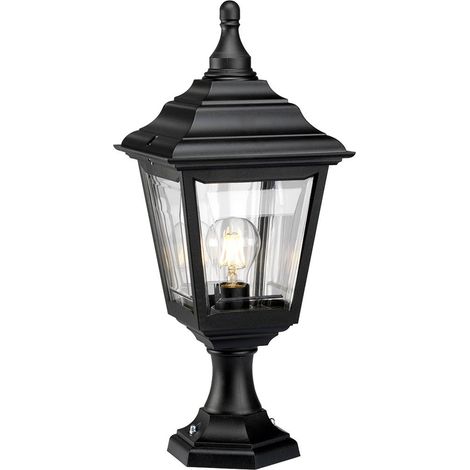 Elstead Kerry - Lampada a piantana da esterno 1 Luce Nera IP44, E27 (1/2)