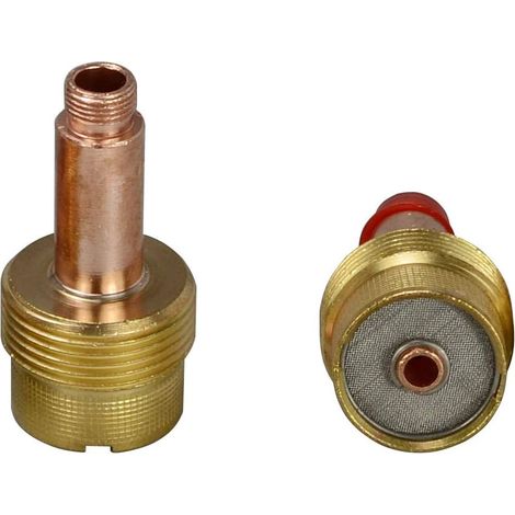Lot de 2 pinces à gaz TIG de grand diamètre 45V63 (5/32" et 4,0 mm) pour torche de soudage TIG SR WP 17 18 26 (1/5)