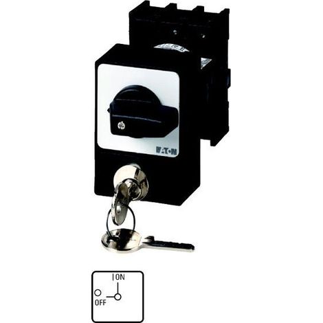 Inter anti-panique 3p 25A verrouillage par serrure-cylindre encastré 000050966 EATON P1-25/E/SVA(S)