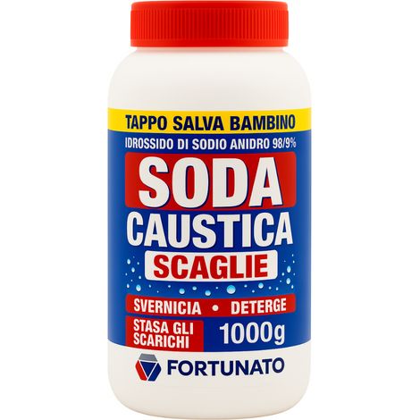Soda caustica scaglie per pulizie e svernicianti formato 1 kg (1/5)